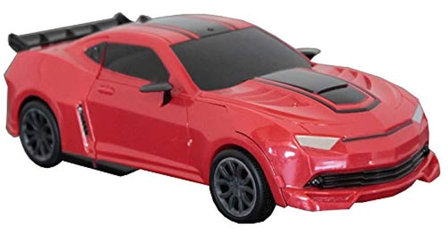 レッドラジコンカー 本体とリモコン付き Amazon | 変身ロボットカー ラジコン (レッド) | ラジコン